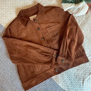 Amour Vert Brown Corduroy Jacket
